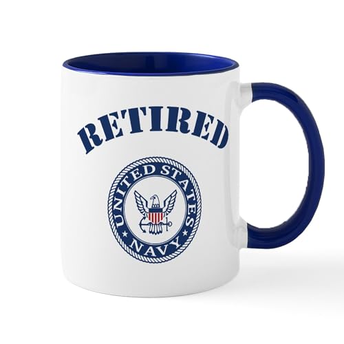 White/Navy Inside - U. S. Navy Retired