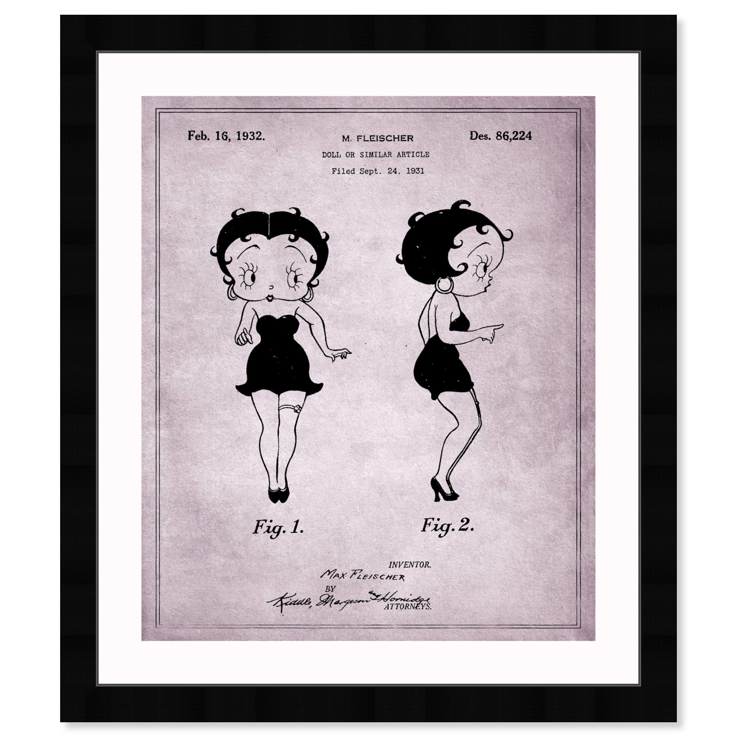 Vintage Betty Boop 1932 Framed Wall Art Print - 15