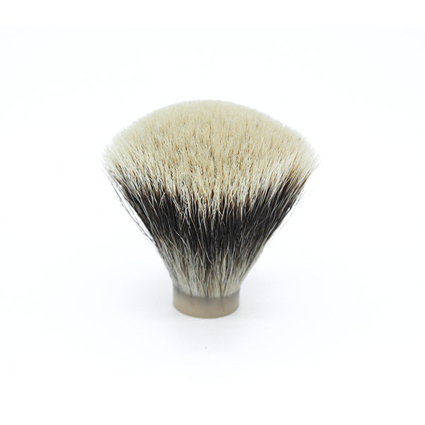 Premium 22mm Gelousy SHD Fan 2 Band Badger Hair Shaving Brush Knot (A1 Grade) - Perfect for Wet Shaving, Lathering Soaps & Classic Grooming Rituals