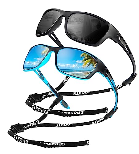 (2 Pack) Black/Ice Blue