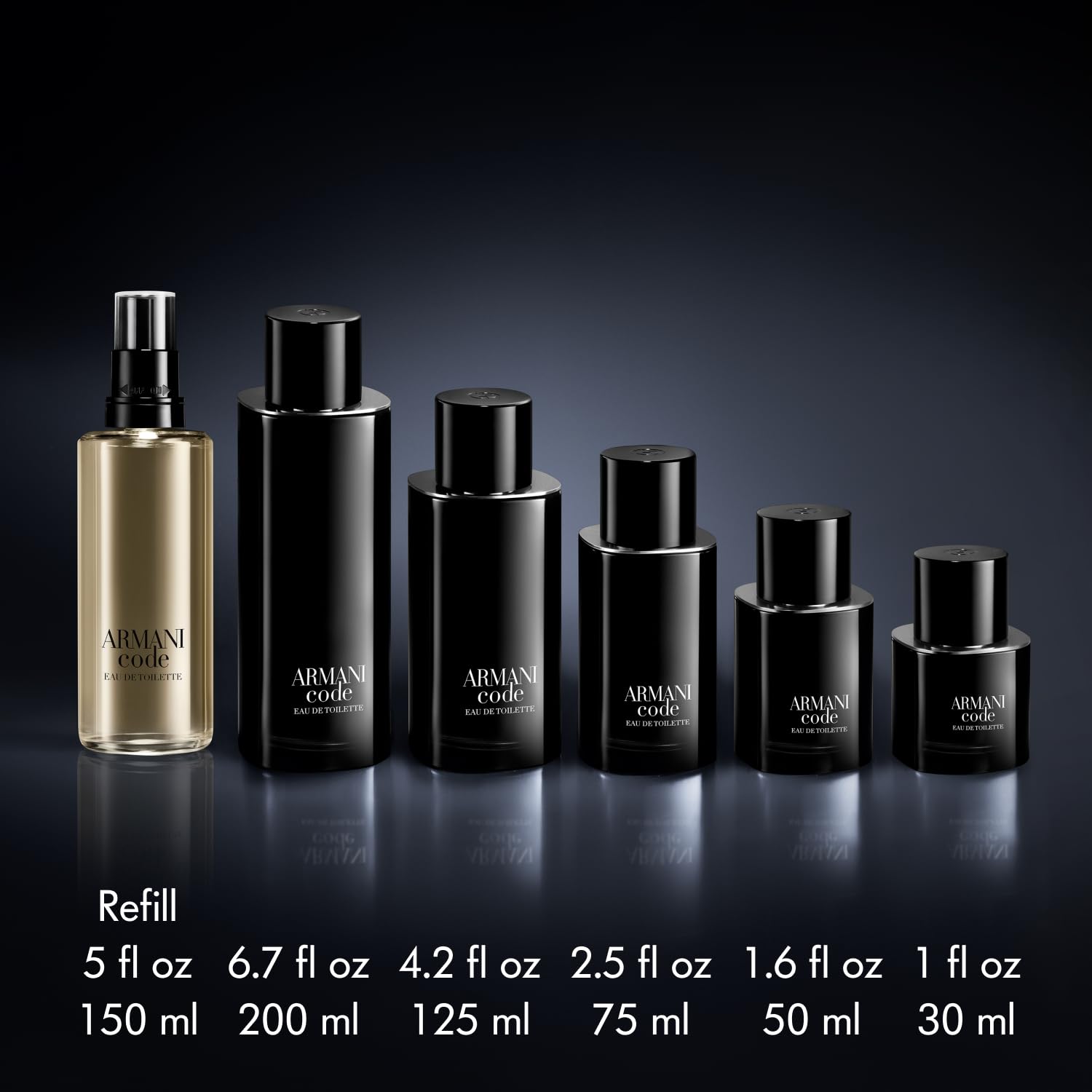 Armani Code Eau de Toilette for Men - Amber Woody Cologne with Citrus, Lavender & Tonka Bean Notes | Premium Fragrance for Date Night, Office & Special Occasions