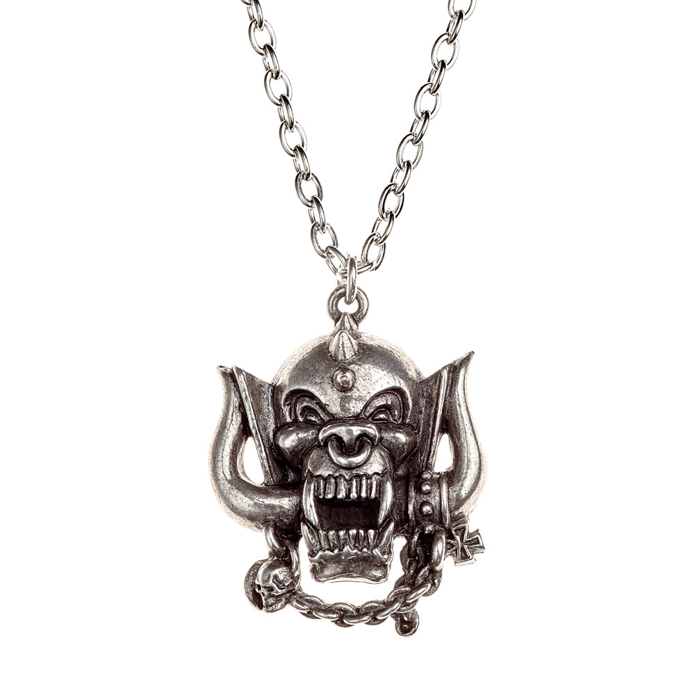 Motorhead War Pig Pendant Necklace - Heavy Metal Music Band Jewelry for Men & Women - Perfect for Concerts, Gifts, and Rock Fashion Accessories