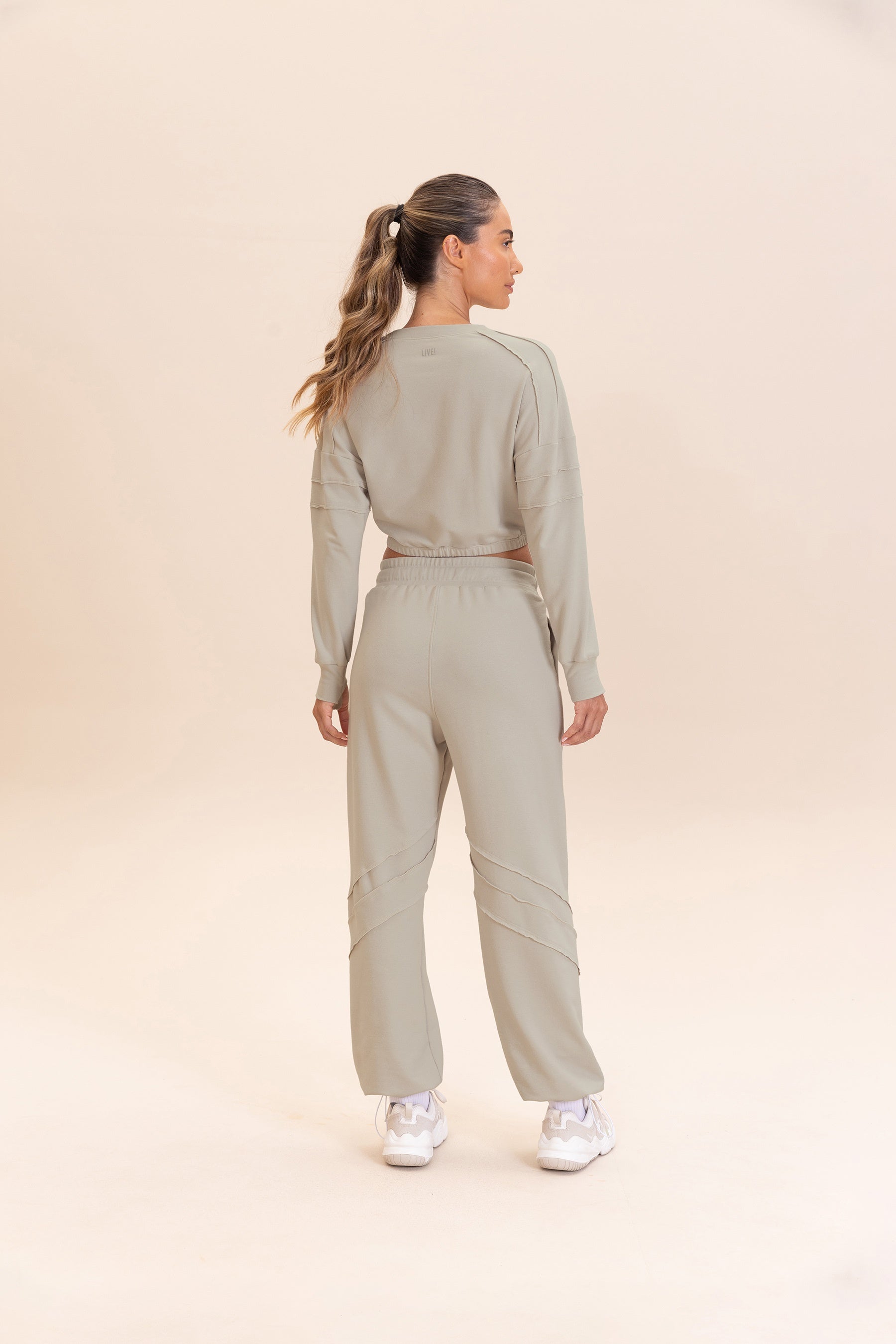 Cropped Cut Jog Sweatshirt for Women - Soft Comfortable Oversized Pullover Hoodie for Casual Wear, Gym, and Lounge