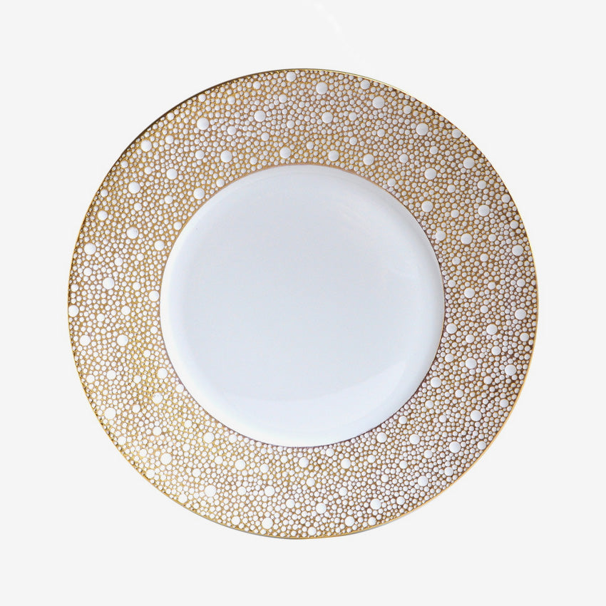 Bernardaud Ecume Porcelain Dinner Plate - Elegant Fine China for Formal Dining & Special Occasions