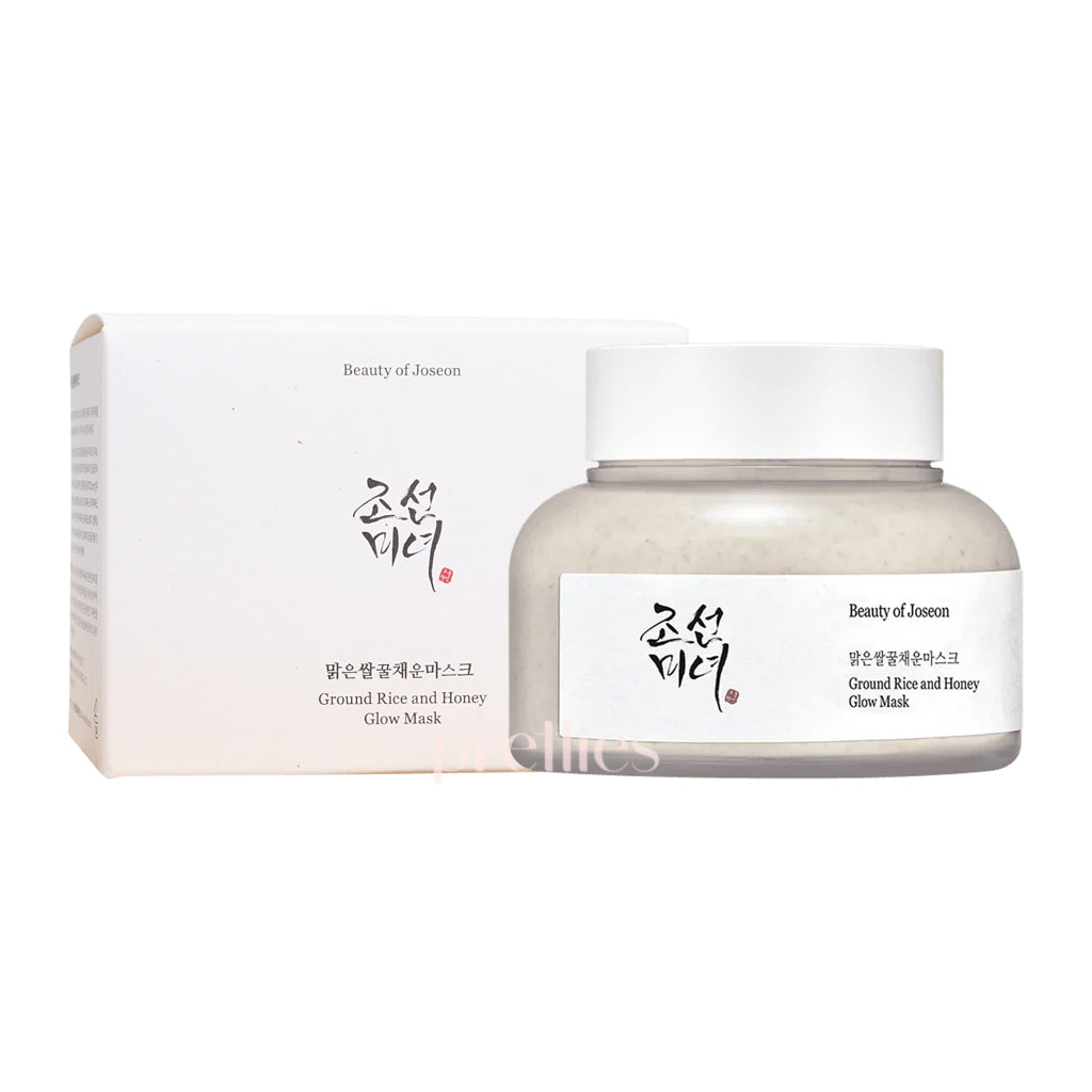Beauty of Joseon Ground Rice & Honey Glow Mask 150ml - Korean Skincare for Hydration & Brightening - Perfect for Night Routine & Dry Skin Care