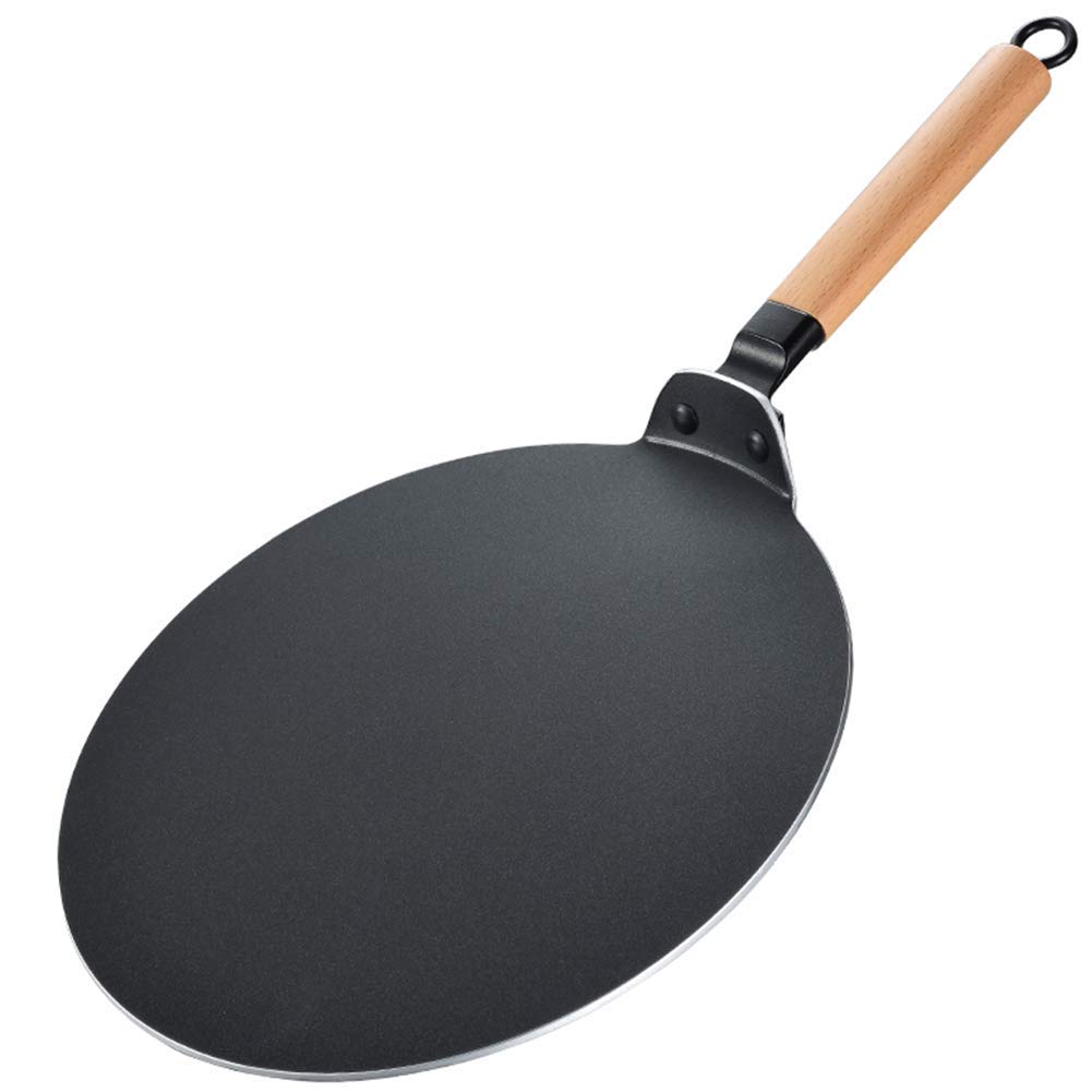 Non-Stick 30cm Pancake Crepes Frying Pan for Steak, Eggs & Flatbread - Induction Incompatible Thickened Tawa - Perfect for Home Cooking, Breakfast & Dessert Making