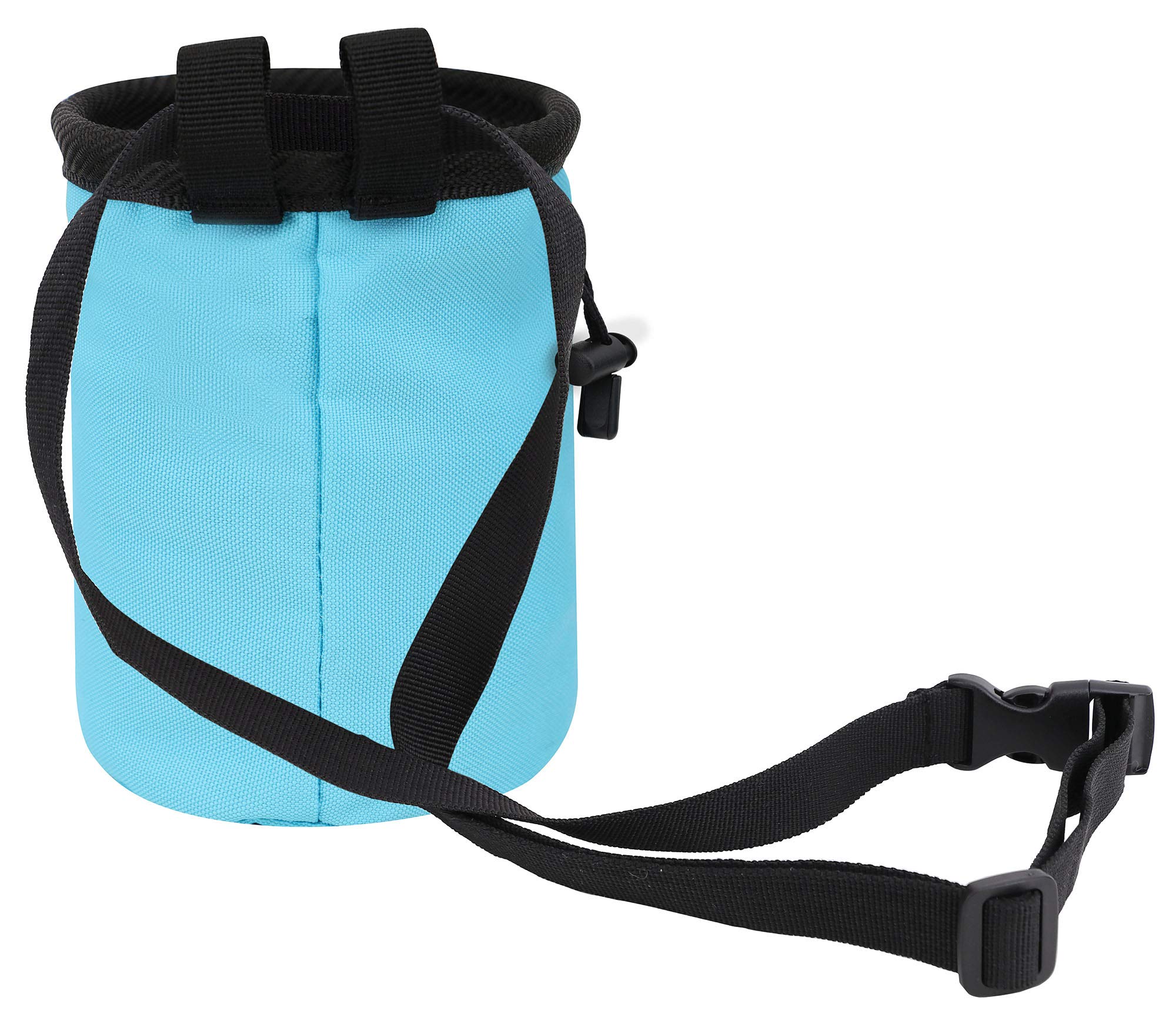 AMC Rock Climbing Chalk Bag with Adjustable Belt - Panda Design for Bouldering & Gym Training - Perfect for Indoor/Outdoor Climbing & Fitness Workouts