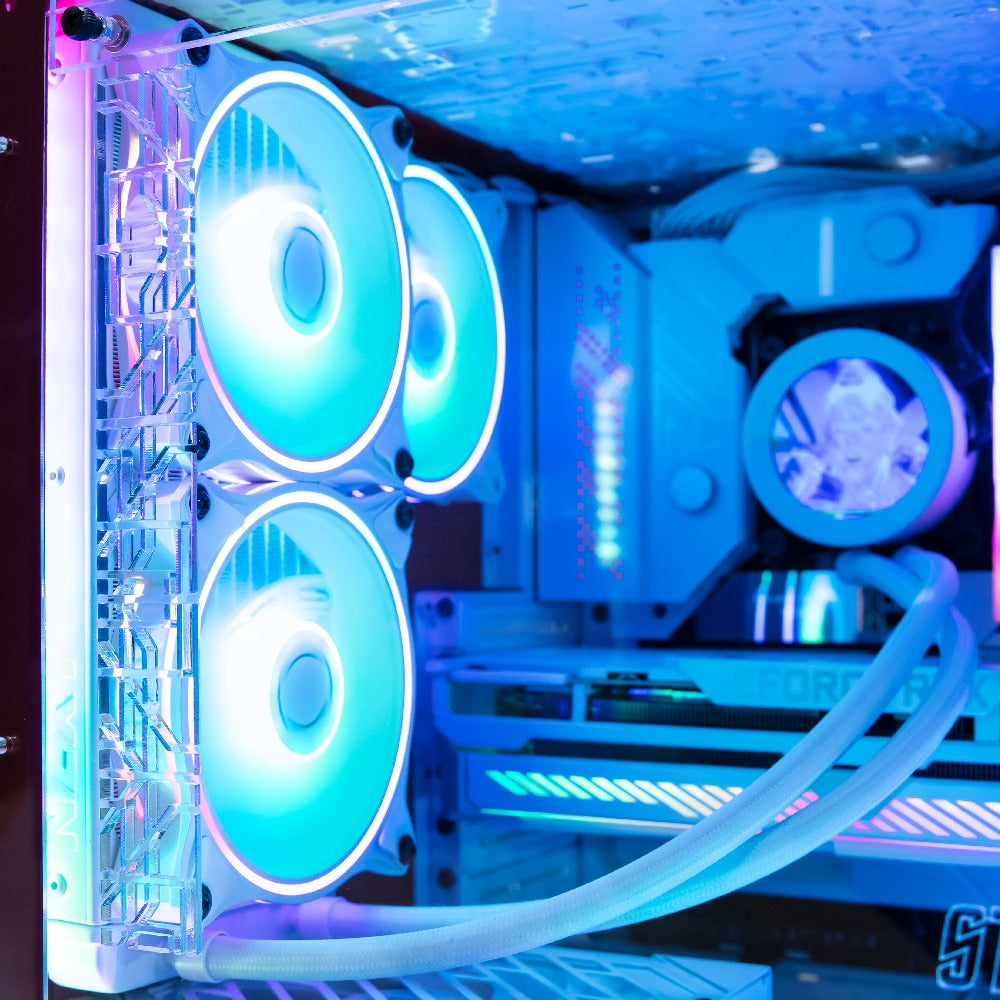 Star Trek Borg Cube ATX Snow White Edition Gaming PC Case - High-Performance ATX Mid Tower for Custom Builds, Perfect for Sci-Fi Fans & Gaming Enthusiasts
