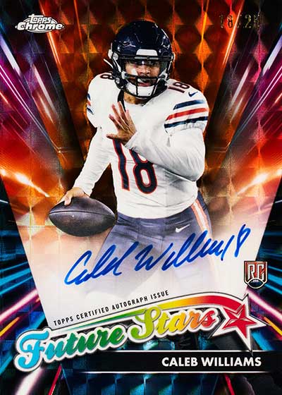 2024 Topps Chrome Football Hobby Box - 3 Box Set with #8 Random NFL Teams - Perfect for Collectors, Fantasy Sports & Game Day Trading