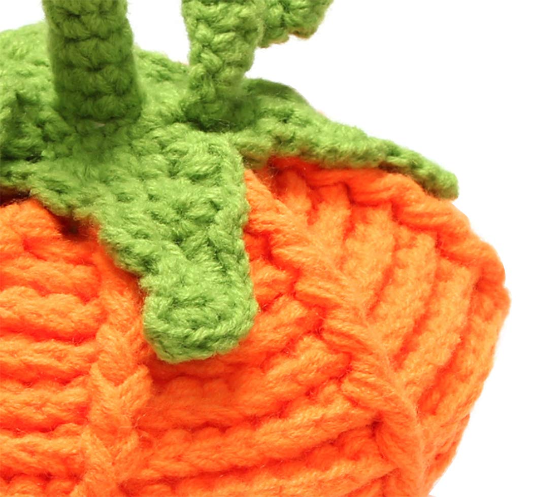 Adorable Unisex Baby Pumpkin Hats for Halloween - Hillento Cute Infant Costume Accessories | Perfect for Halloween Photoshoots, Trick-or-Treating & Fall Festival Outfits