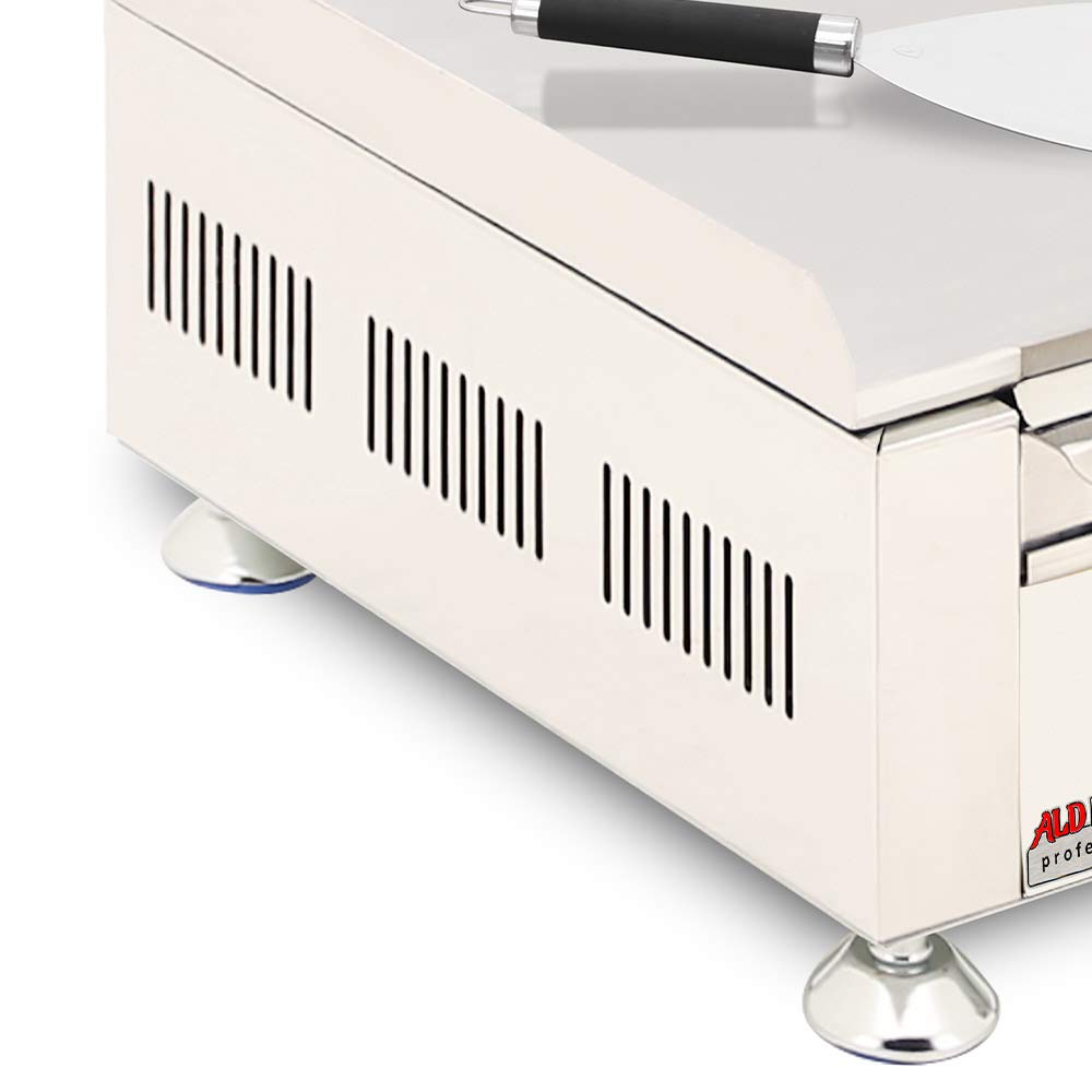 ALDKitchen Flat Top Griddle - Manual Control Griddle Grill for Outdoor Cooking & Camping (Small Size) | Perfect for Backyard BBQs, Tailgating & RV Trips