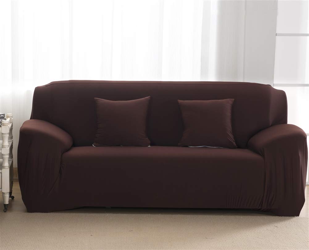 Oncefirst Stretchable Polyester Spandex Sofa Slipcover - Anti-Wrinkle, Slip-Resistant Couch Cover for Armchair, Loveseat & Sofa (35