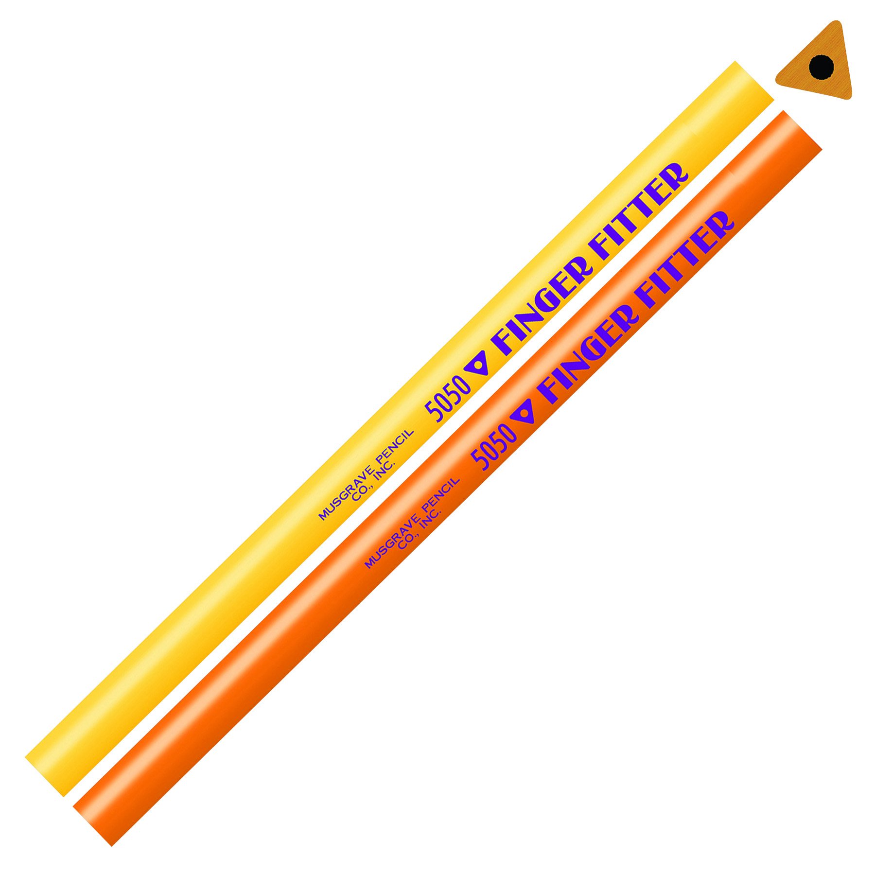 Musgrave Pencil Co Finger Fitter No Eraser Pencils - Premium Wooden School & Office Supplies for Writing, Sketching & Note Taking