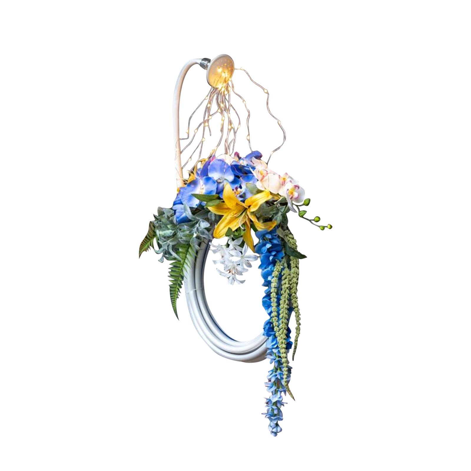 Vintage Satin Christmas Ball Lights - Outdoor Garden Hose Lawn Lamp Decorations for Shower, Wreath & Hanging Vintage Style (Perfect for Holiday, Wedding, Party & Patio Decor)