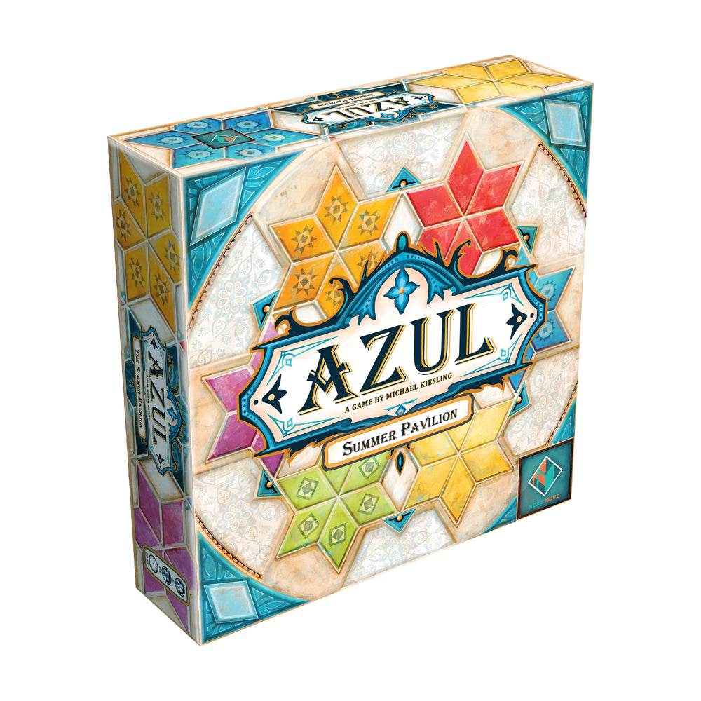 Azul Summer Pavilion Strategy Board Game - Family Fun Tile-Placement Game for Adults & Kids - Perfect for Game Nights & Indoor Activities