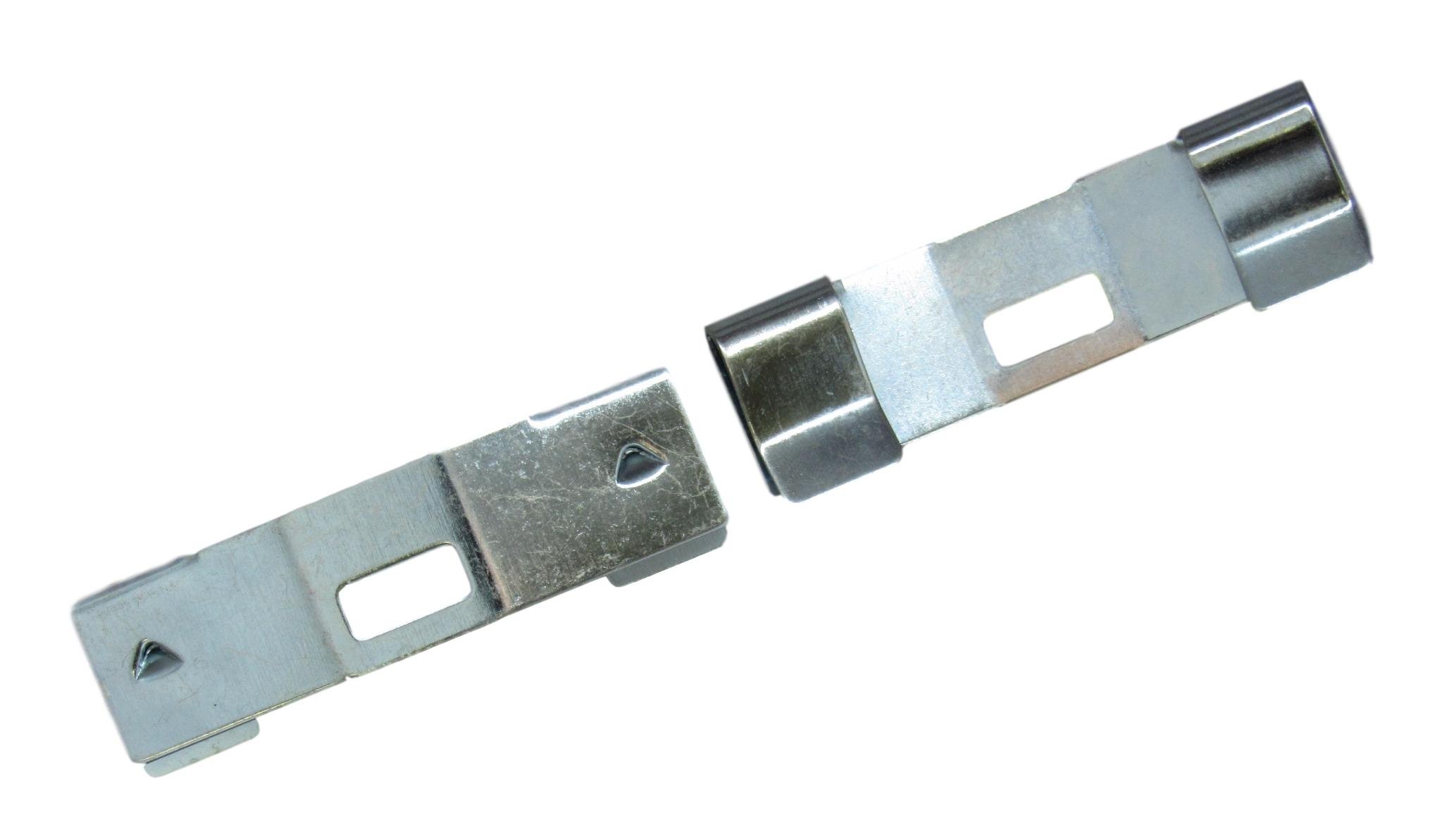 25 Pack Vertical Blind Vane Saver Clips - Zinc Curved Repair Clips for Broken Blinds - Fixes and Reinforces Window Blinds for Home and Office
