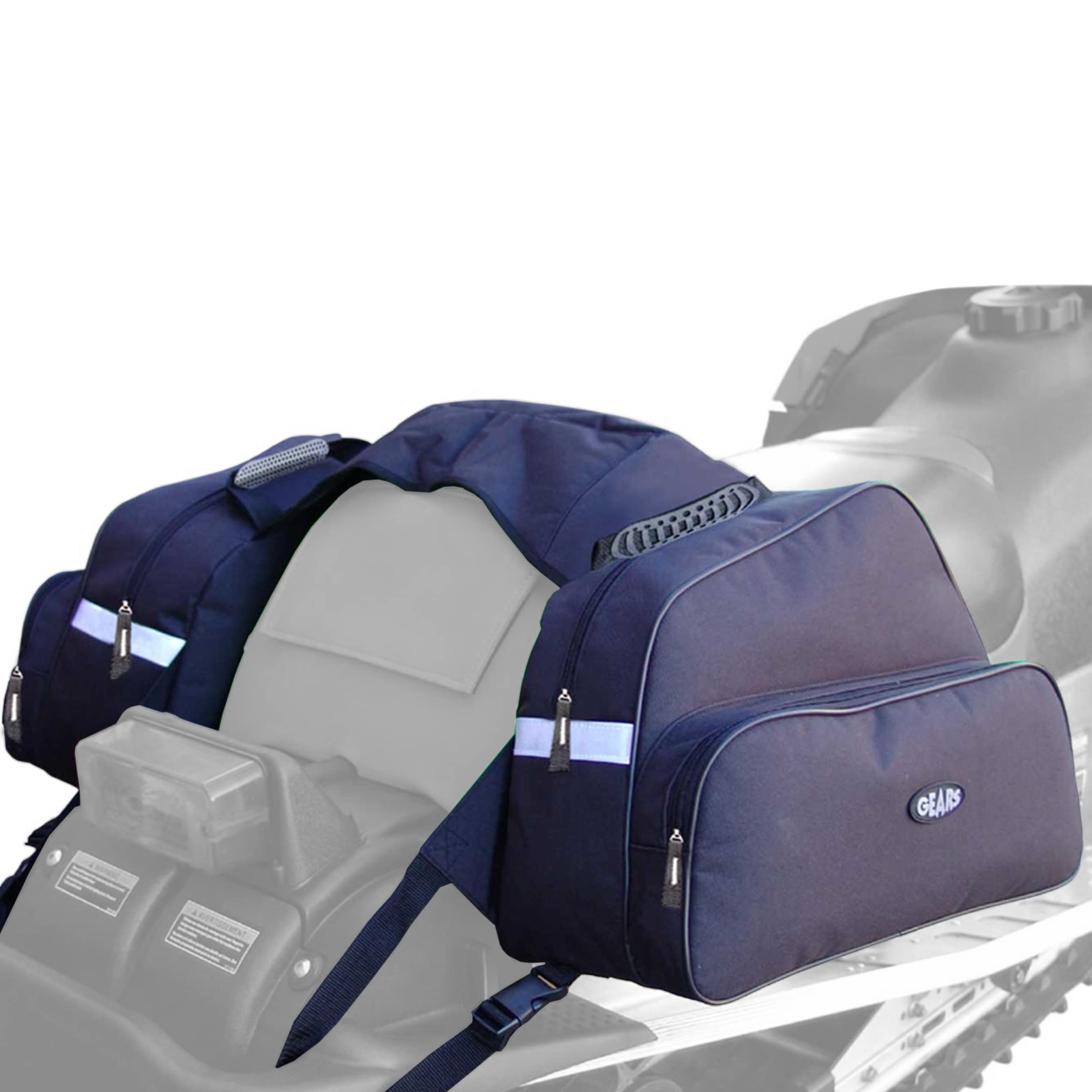 GEARS CAT Snowmobile Saddlebag - Durable Waterproof Storage Bag for Firecat, Sabrecat & Polaris Super Sport | Perfect for Winter Trail Rides & Snowmobile Adventures