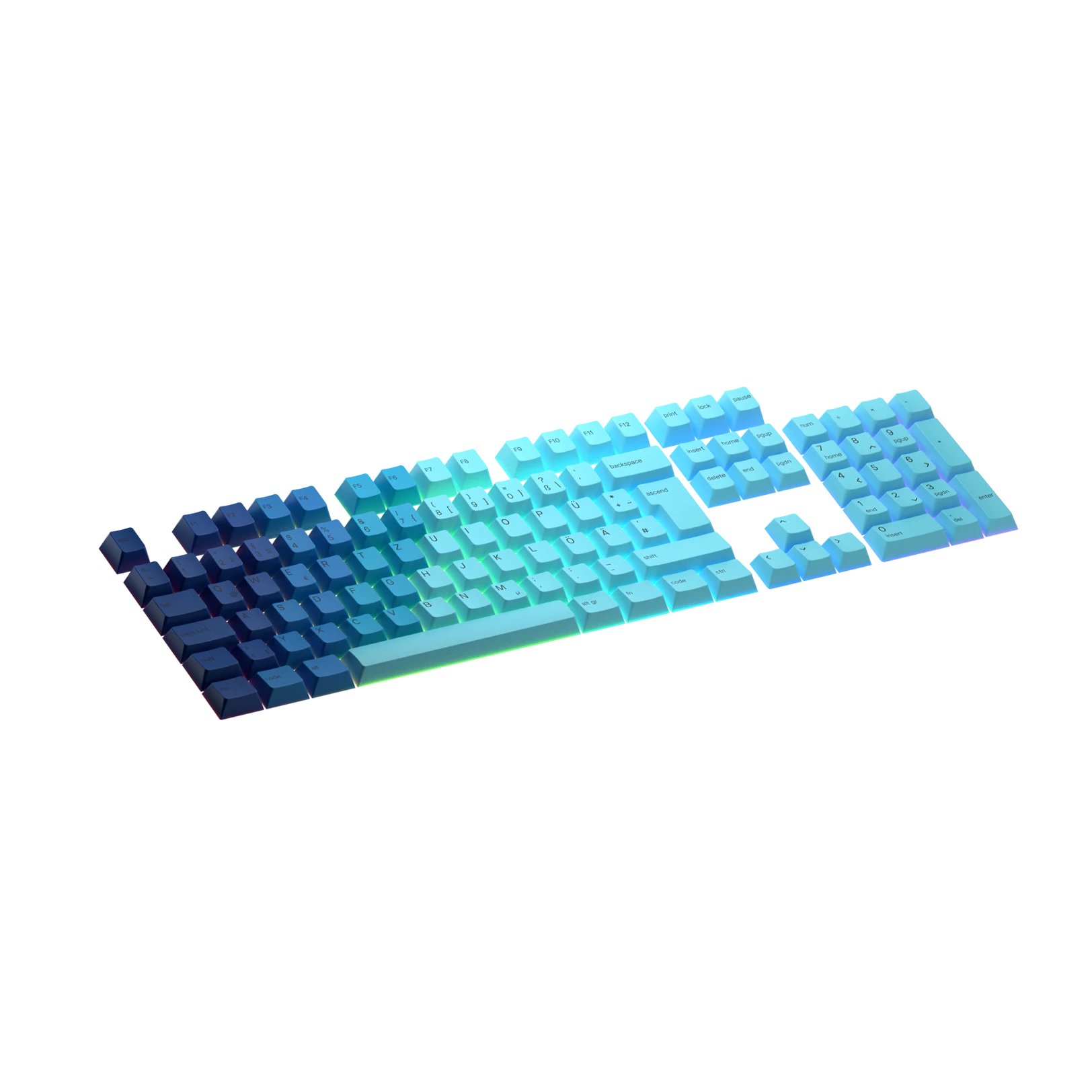 Ocean Themed Custom Keycaps for Mechanical Keyboards - Perfect for Gaming, Typing & Office Work