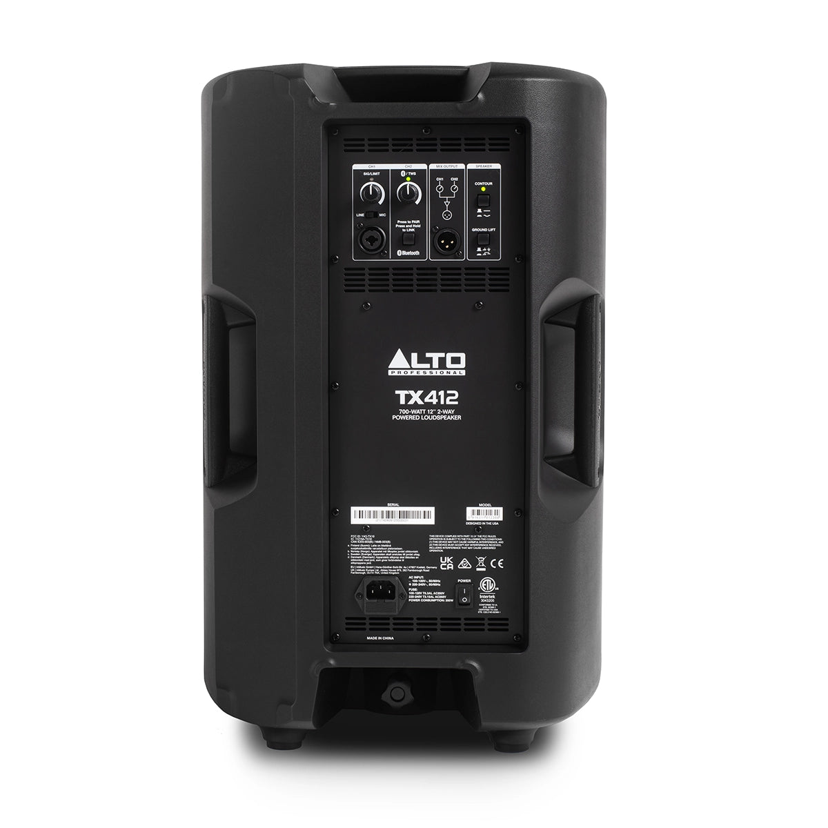 Alto Professional TX412 700 Watt 12 Inch Powered PA Speaker - Perfect for Live Music, DJ Performances & Outdoor Events
