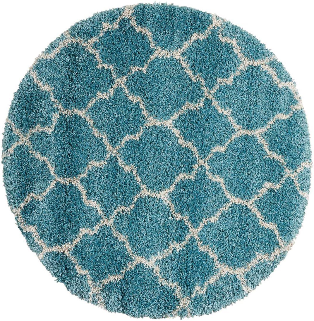 Nourison Amore Moroccan Aqua 2'2