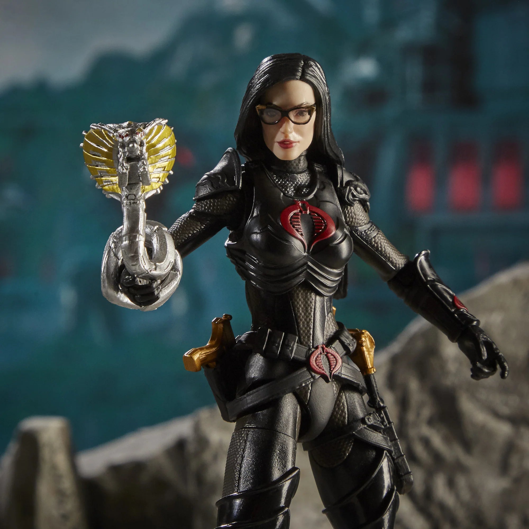 G.I. Joe Classified Series Baroness Action Figure with C.O.I.L. Motorcycle - Collectible 6-Inch Scale Toy for Display & Play - Perfect for Fans & Collectors