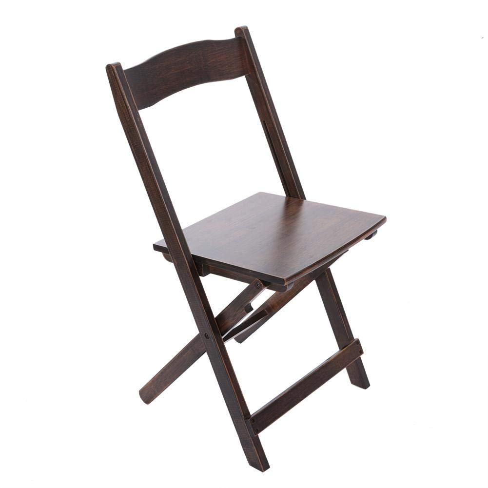 Eco-Friendly Portable Bamboo Folding Chair - Sturdy & Durable Compact Foldable Chair for Indoor Outdoor Use - Perfect for Home, Bedroom, Kitchen, Garden, Balcony, Camping and Picnics