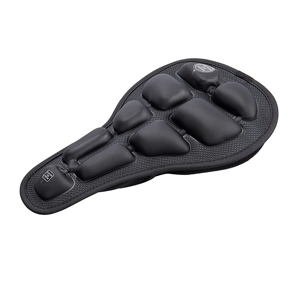 GEWAGE Inflatable Bike Seat Cushion Cover - Shock Absorbing Bicycle Saddle Pad for Mountain & Road Bikes - Comfortable Cycling Accessory for Commuting, Exercise & Outdoor Adventures