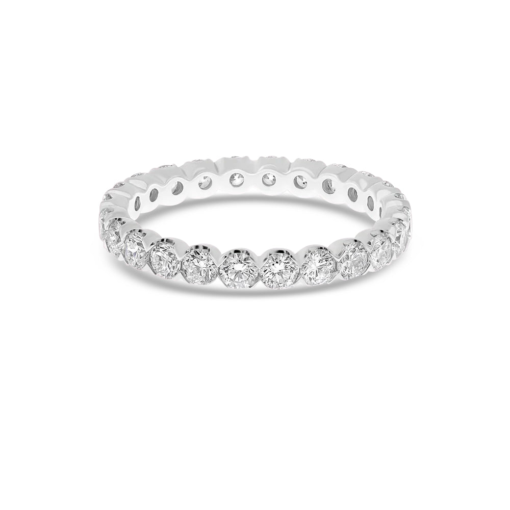 1ct to 7ct Diamond Eternity Band Ring in 14K Gold - Perfect for Weddings, Anniversaries & Special Occasions