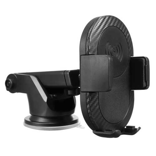 Bakeey Qi Wireless Car Charger Mount Holder for Samsung Galaxy Note 8 - Fast Charging Phone Stand for iPhone, Android Devices - Perfect for Commuting & Road Trips
