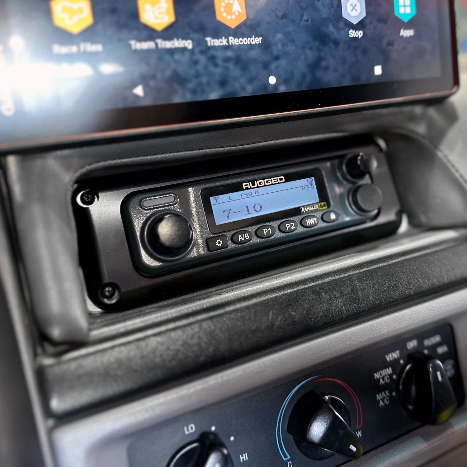 Rambler G4 High Power GMRS Mobile Radio Kit with External Speaker - Long Range Communication for Off-Road, RV & Emergency Preparedness