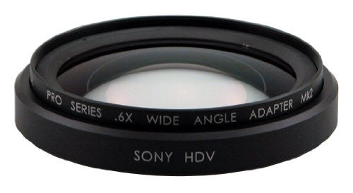 Century .6X HD Wide Angle Lens Adapter for Sony HDV Cameras - Enhance Your Videography with Ultra-Wide Shots | Perfect for Travel Vlogging, Landscape Photography & Action Videos