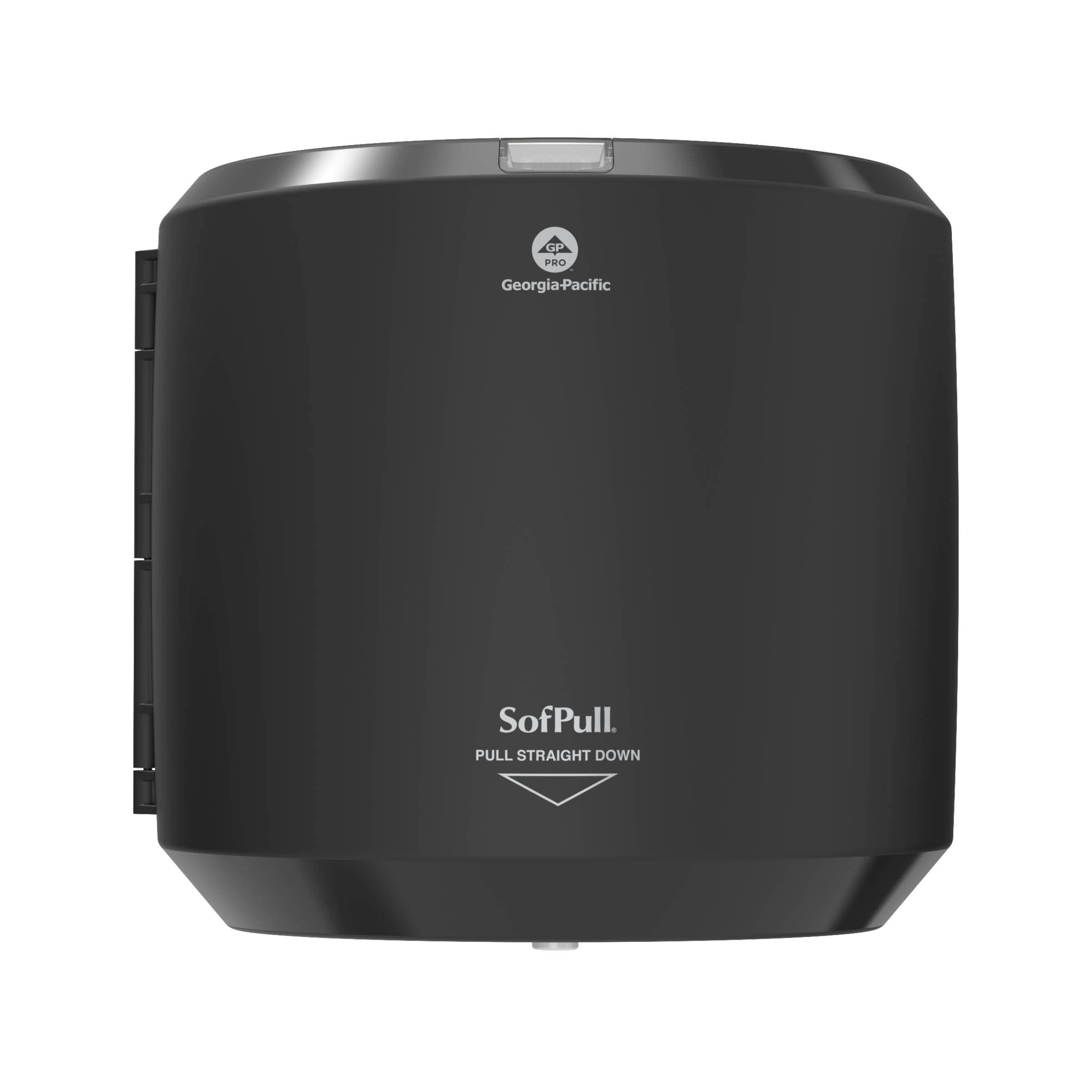 SOFPULL® Large High-Capacity Centerpull Paper Towel Dispenser by GP PRO (Georgia-Pacific) - Black, 1 Dispenser - Ideal for Restaurants, Offices & Commercial Kitchens