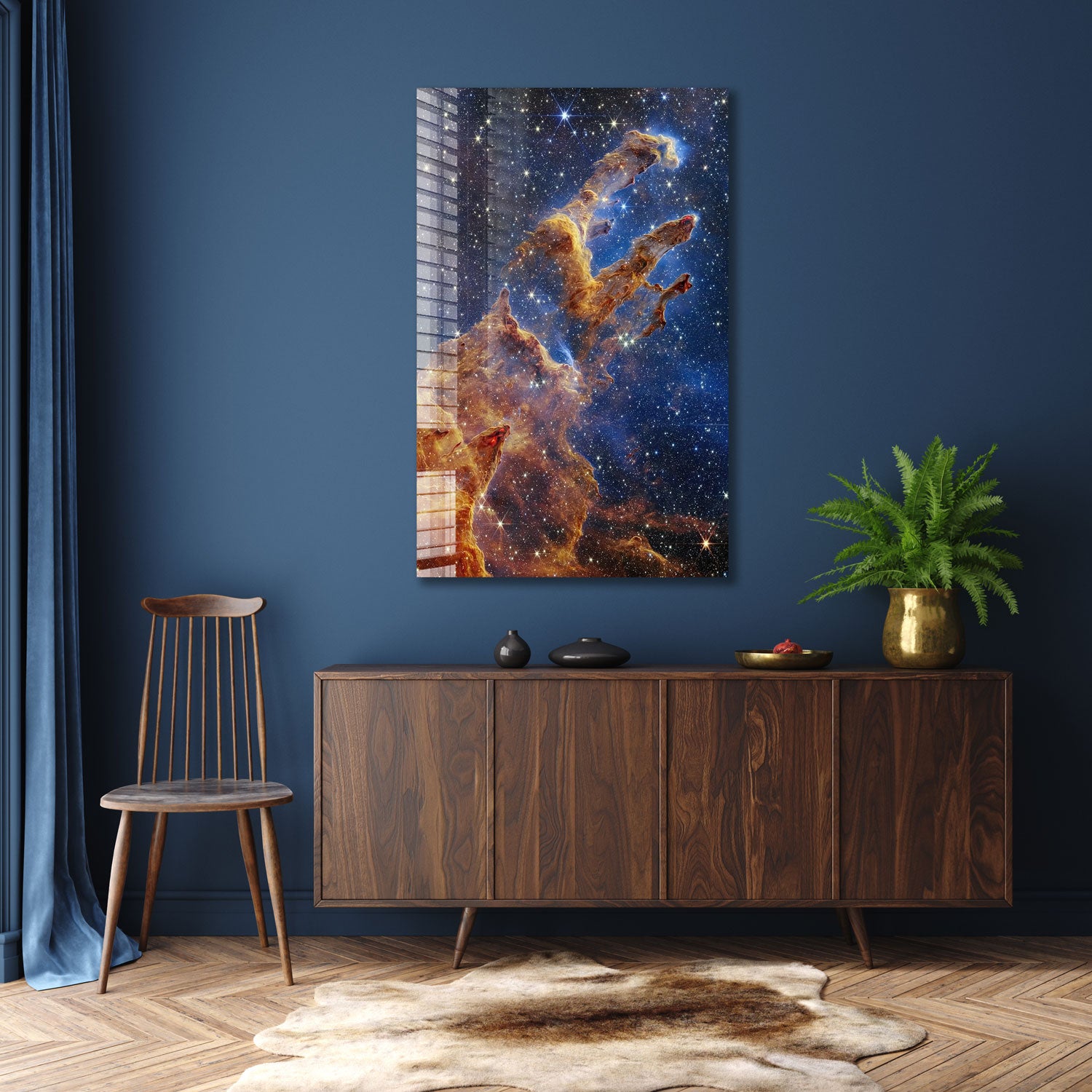 Pillars of Creation - Stunning NASA Space Wall Art for Home & Office Decor | Perfect for Astronomy Lovers & Sci-Fi Fans