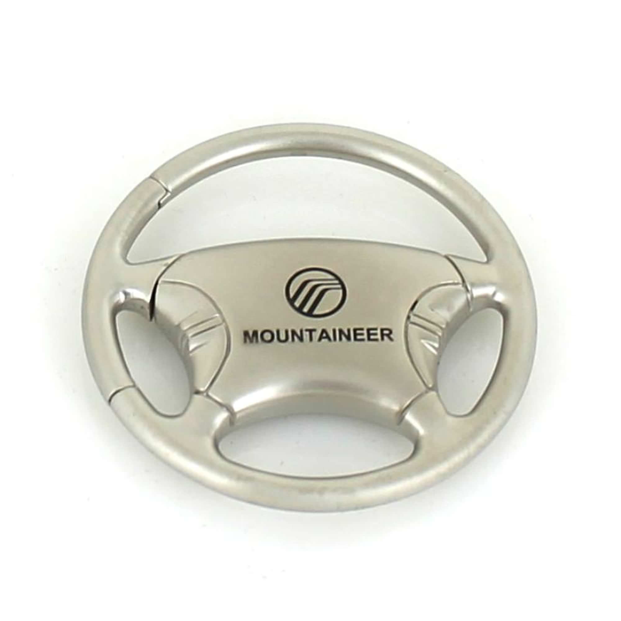 Mercury Mountaineer Steering Wheel Keychain - Durable Car Accessory for Ford SUV & Truck Owners - Perfect for Key Organization & Vehicle Customization