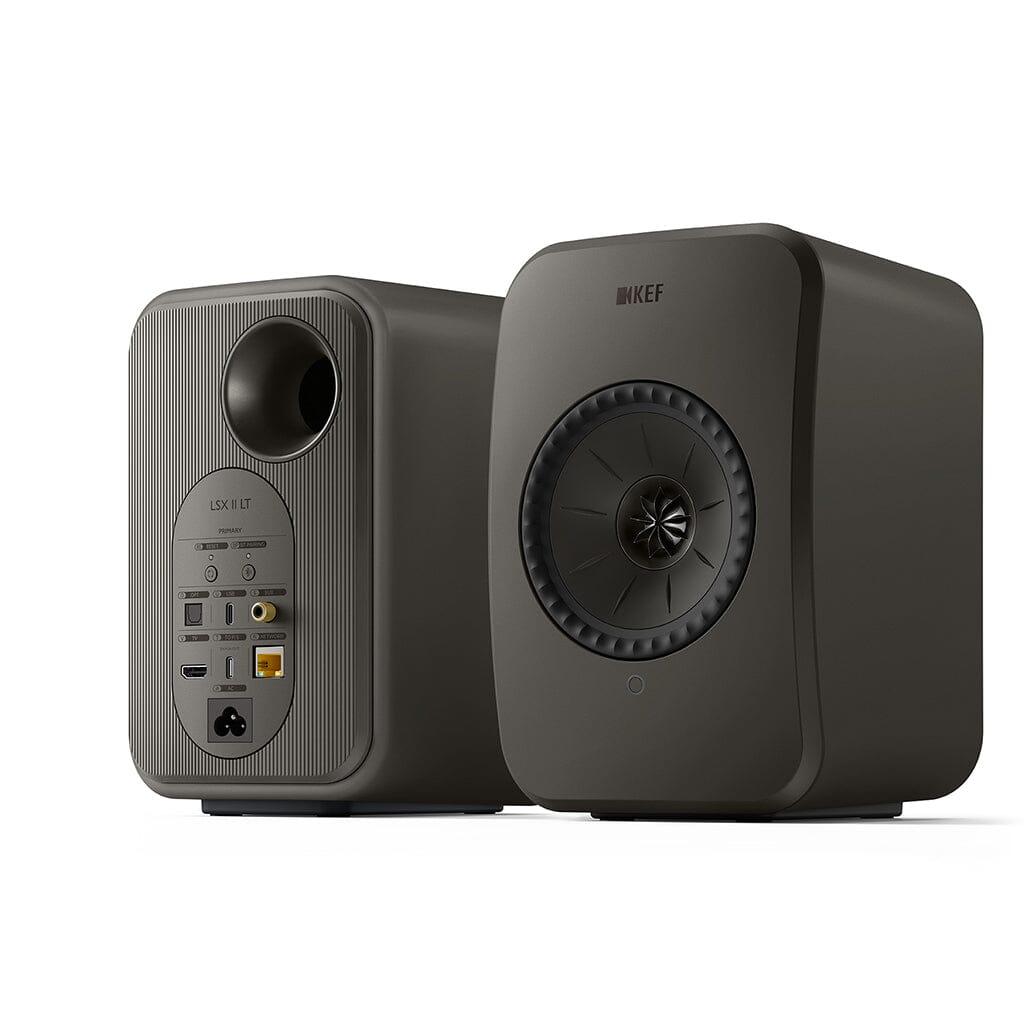 KEF LSXII LT Wireless Bookshelf Speakers - Hi-Fi Audio System for Home Theater, Music Streaming & Gaming | Compact Design with Bluetooth & WiFi Connectivity