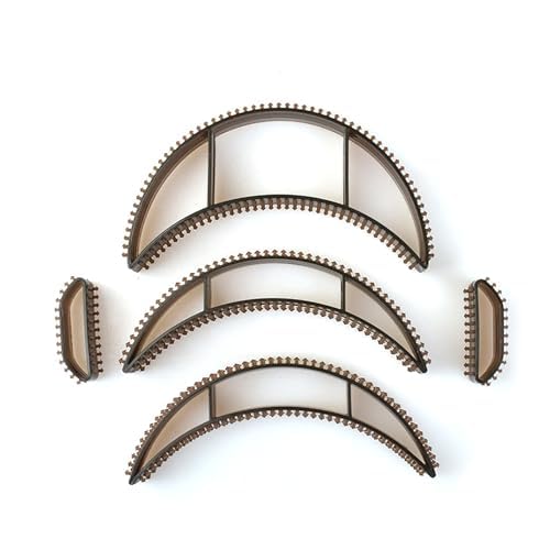 Black Coiler Set for Hair Styling - 5 Pack Volumizing Hair Accessories for Women & Girls - Perfect for Curls, Waves & Updos at Home or Salon