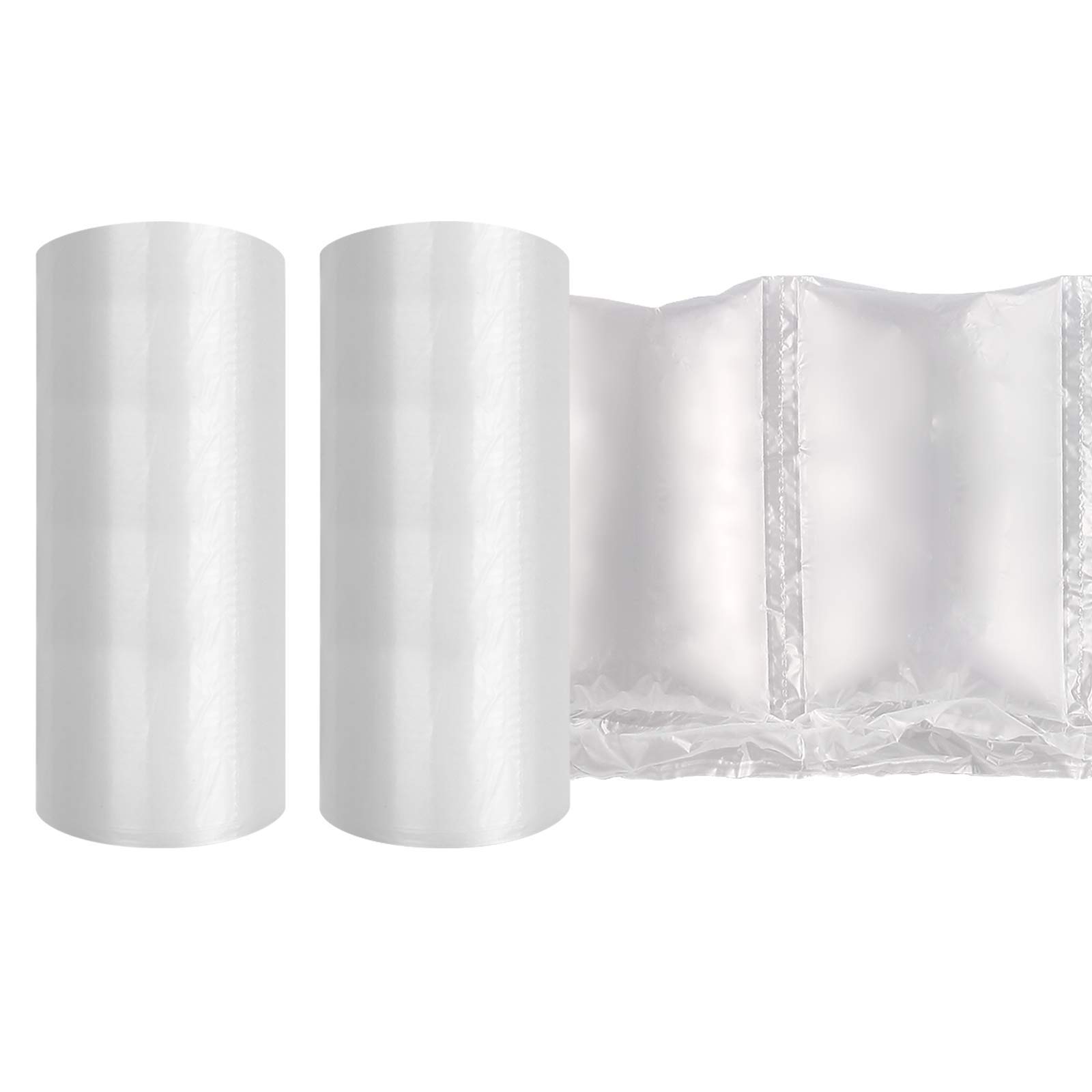 Air Cushion Film Roll - 200mm x 100mm x 200m Bubble Wrap Packaging (2 Rolls) for JZBRAIN Air Cushion Machine | Protective Cushioning for Shipping, Moving & Storage