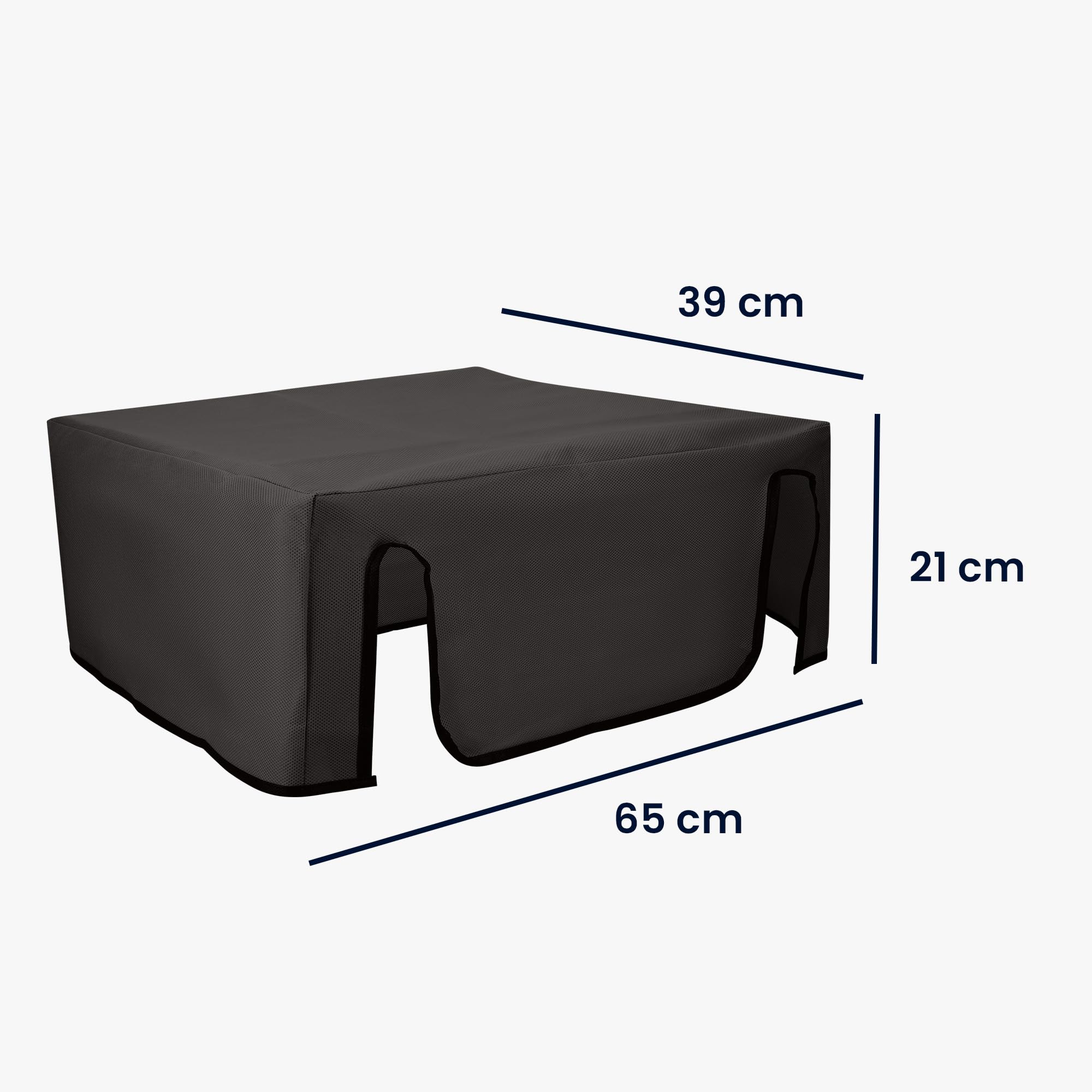 kwmobile Dust Cover for Canon PIXMA PRO-200 Printer - Waterproof Fabric Protector Case in Dark Grey - Perfect for Home, Office & Studio Use