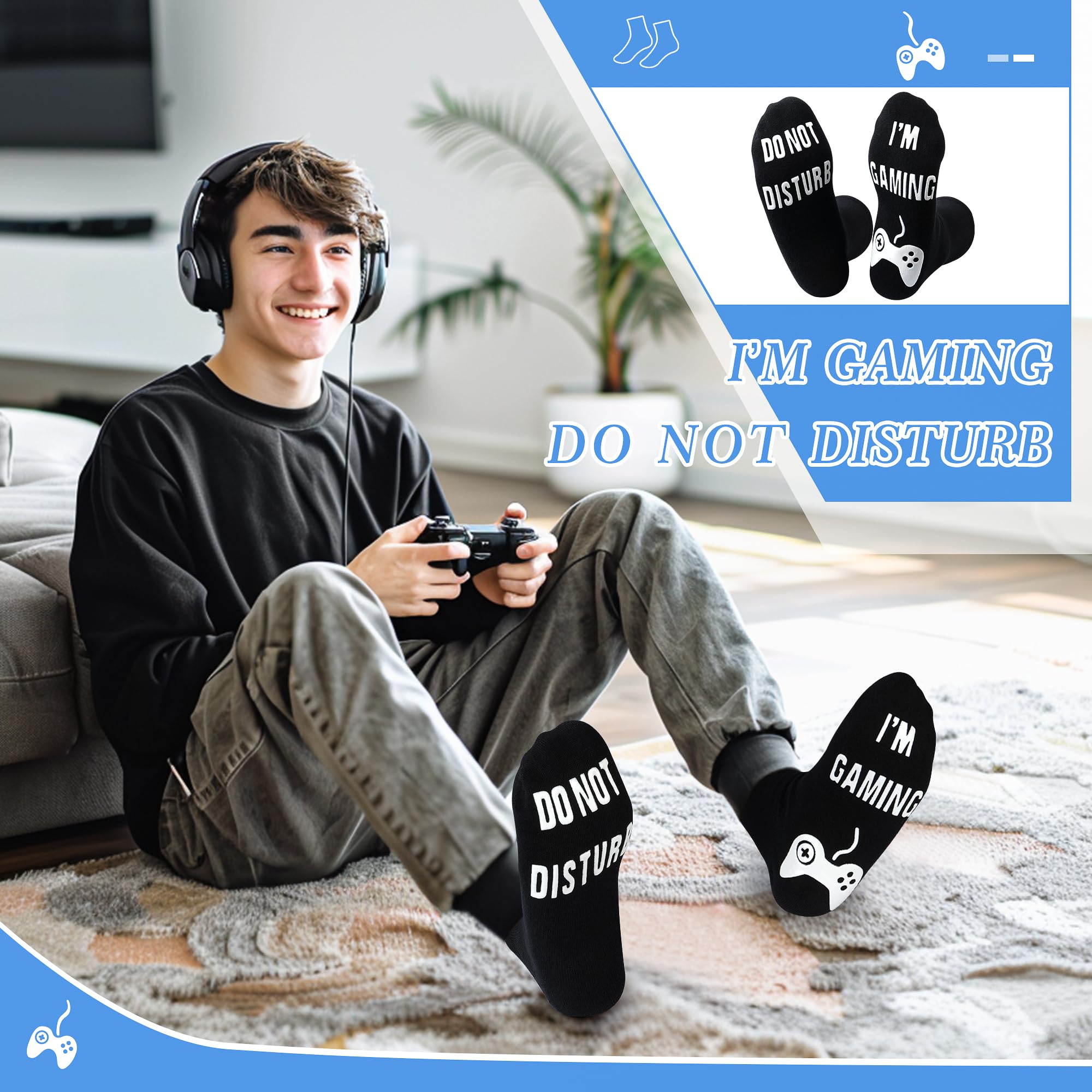Best Father's Day Gifts for Men - Premium Socks for Dad, Husband, Brother & Golf Lovers | Comfortable & Fun Socks for Women, Teens & Gamers | Perfect for Holidays, Birthdays & Everyday Wear
