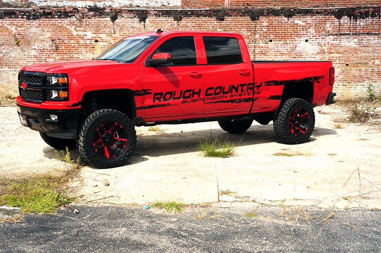 7 Inch Lift Kit with Brackets & M1 Struts for Chevy/GMC 1500 (2014-2016) - Heavy Duty Suspension Upgrade for Off-Roading & Truck Customization
