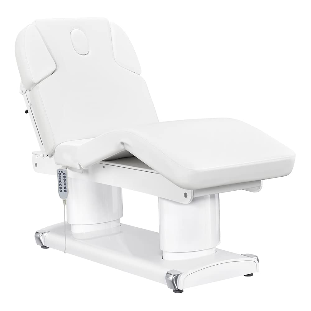 Electric Adjustable Medical Spa Massage Table - Facial Beauty Bed & Exam Table for Professional Treatments | LUXI Brand | Ideal for Clinics, Spas & Home Use