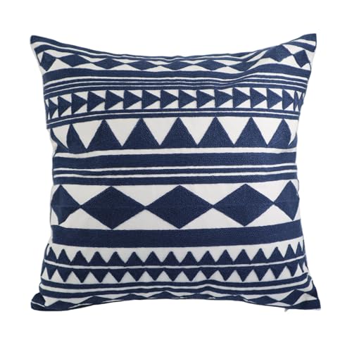 Navy Blue Geometric Diamonds