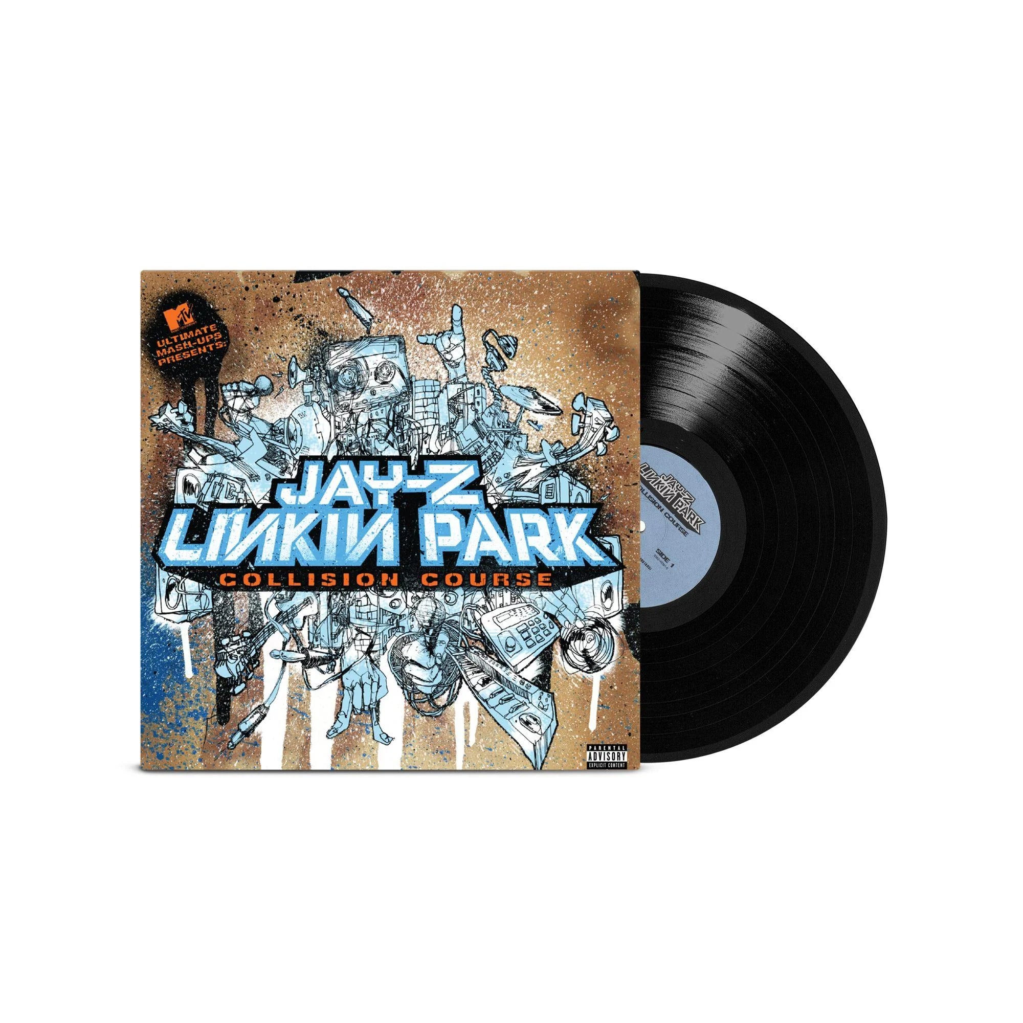 Jay Z & Linkin Park Collision Course Vinyl LP Record - Limited Edition Collector's Album for Hip Hop & Rock Fans, Perfect for Music Enthusiasts & Vinyl Collectors, Great for Home Listening & Party Playlists
