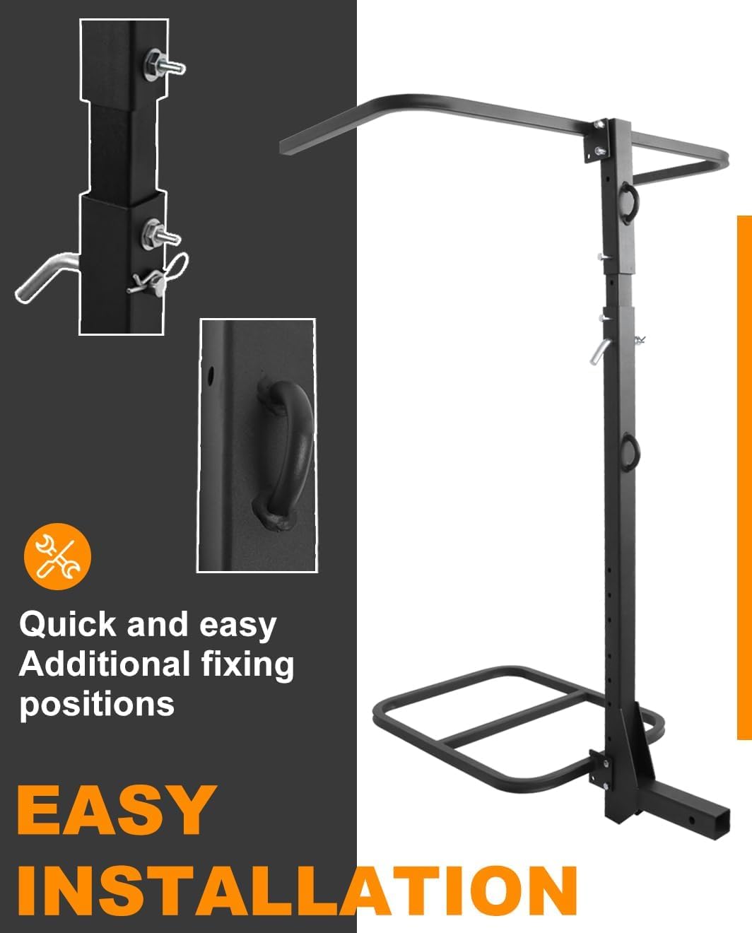 Upgraded Heavy Duty RV Truck Kayak Rack - Vertical SUP & Kayak Carrier for Secure Transport - Perfect for Camping, Road Trips & Water Sports Adventures