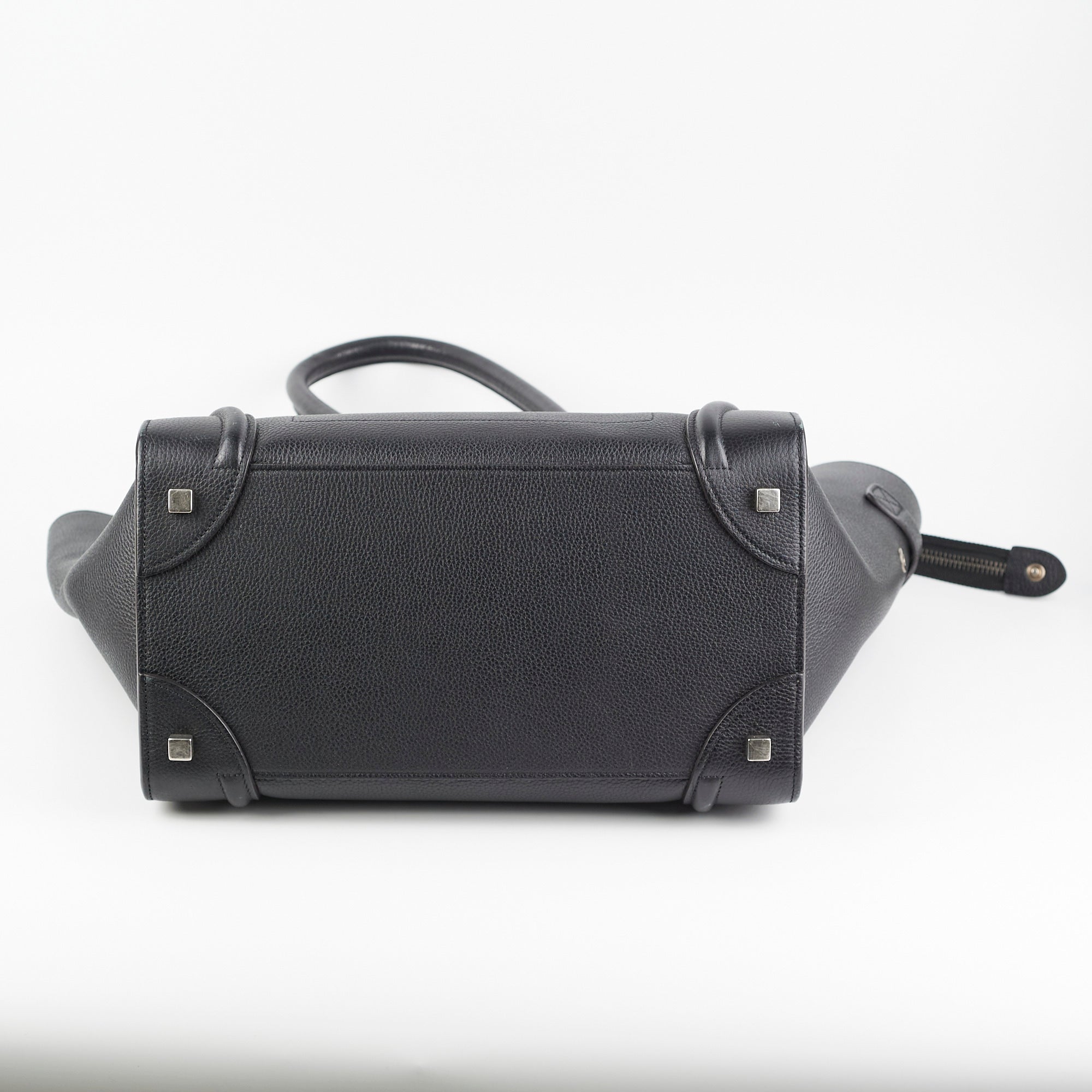 Celine Mini Luggage Bag in Black Calfskin Leather - Stylish Crossbody Purse for Women, Perfect for Work, Travel & Everyday Use