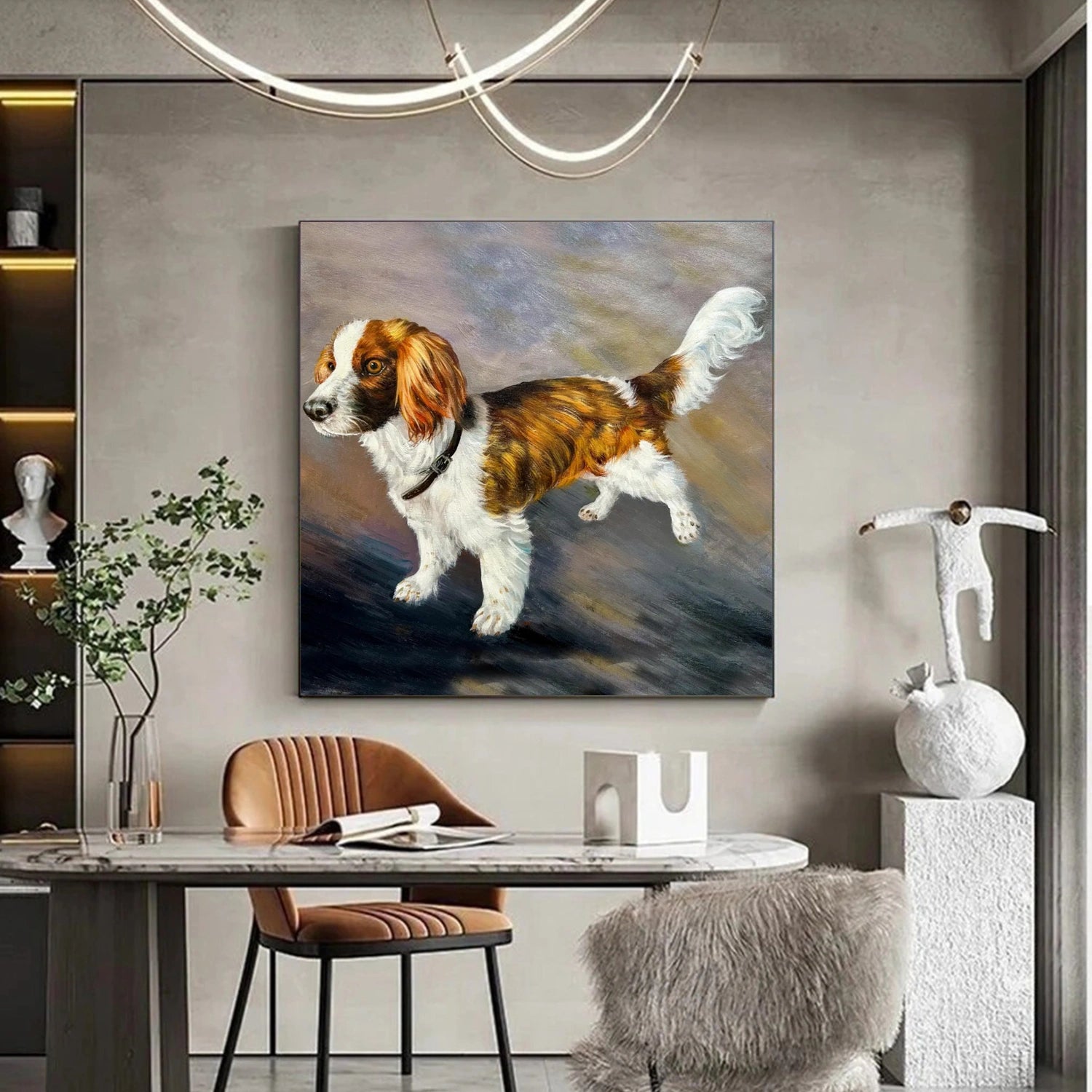 Animal Art Painting #AP129 - Handmade Wildlife Canvas Art for Home & Office Decor - Perfect for Living Room, Bedroom, or Gift