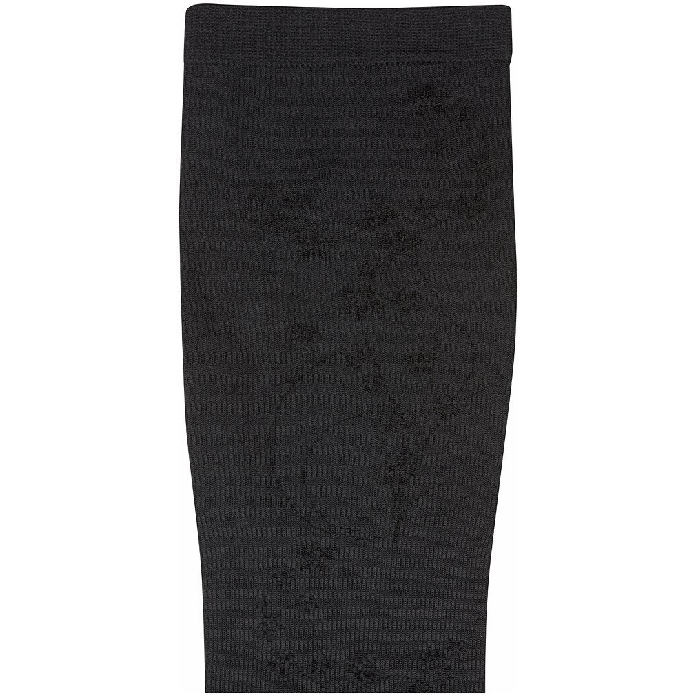 EvoNation Women's 15-20 mmHg Graduated Compression Knee High Socks with Floral Design - Moderate Pressure Support Stockings for Circulation, Varicose Veins & Travel