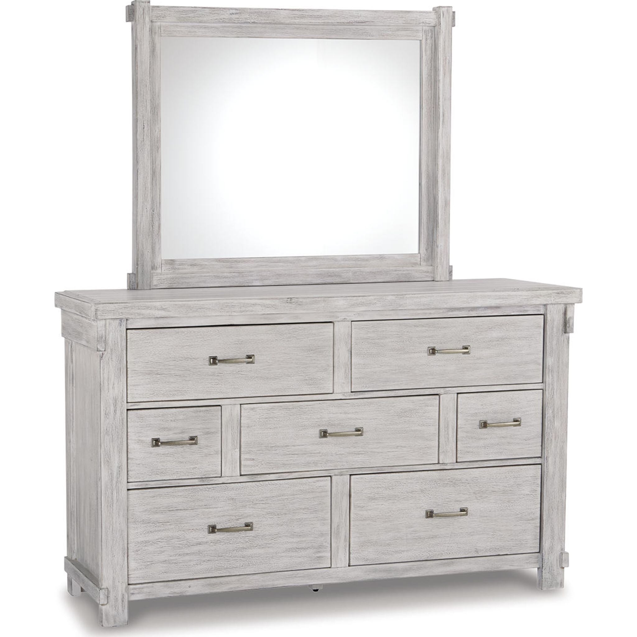 Brashland Dresser with Mirror - Modern Bedroom Furniture Set for Home Decor & Storage | Perfect for Bedrooms, Guest Rooms & Dorm Organization
