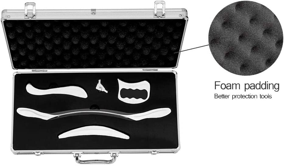 Premium Stainless Steel Gua Sha Scraping Massage Tool Set - IASTM Therapy Tools for Deep Tissue Relief & Muscle Recovery | Perfect for Facial Massage, Body Sculpting & Pain Management at Home or Spa