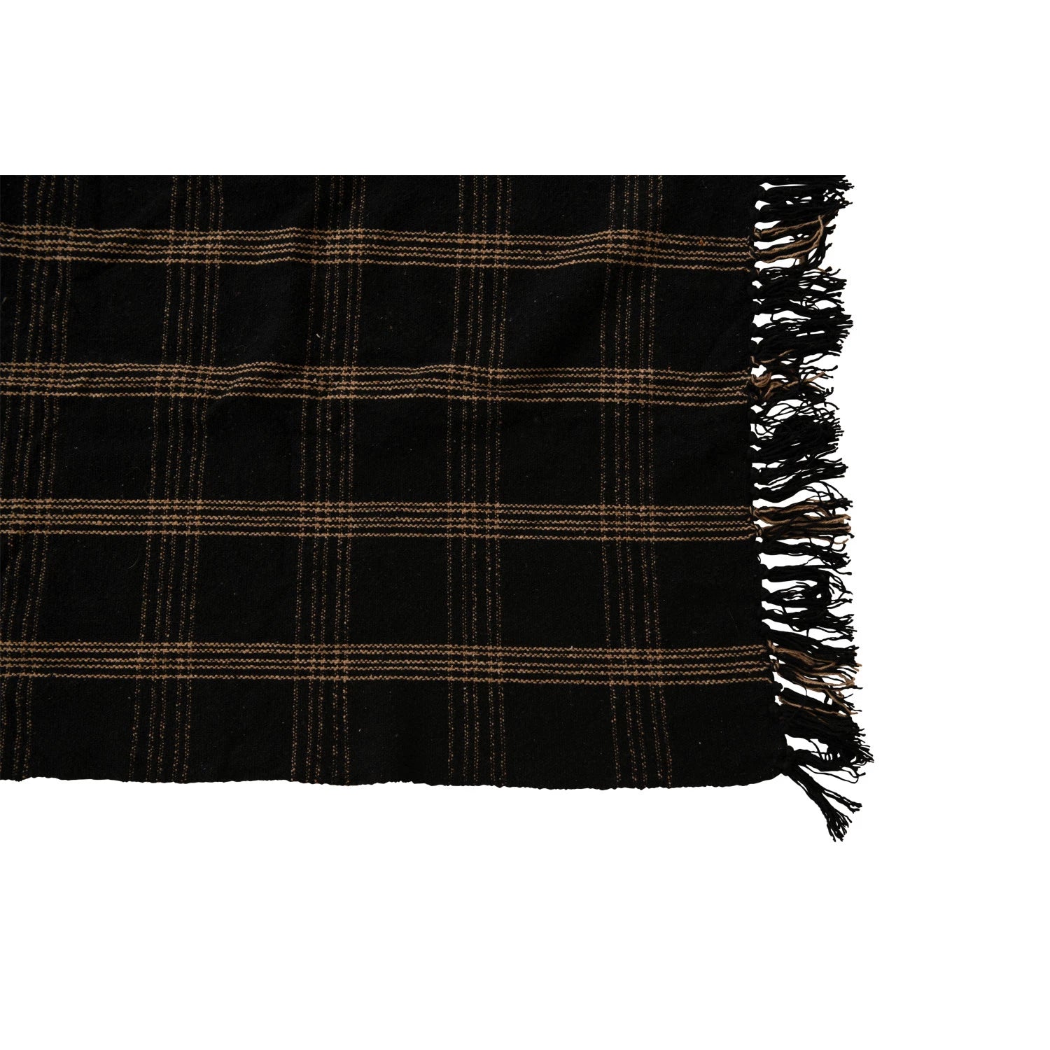 Stylish Black Plaid Throw Blanket - Soft & Cozy for Couch, Bed & Home Decor - Perfect for Winter, Gifts & Relaxation